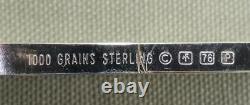 1965 Ford Mustang 1000 Grains Sterling Silver Bar, Franklin Mint, 1.927oz ASW