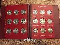 1965 Franklin Mint. 999 Pure Silver Proof Dollar Gaming Tokens Set Casino #449