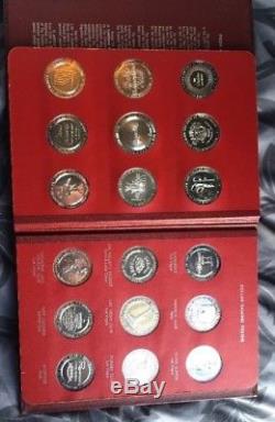 1965 Franklin Mint. 999 Pure Silver Proof Dollar Gaming Tokens Set Casino #464