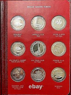 1965 Franklin Mint Set Of 27.999 Silver Proof Nevada Gaming Tokens Mintage 500