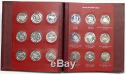 1965 The Franklin Mint 27 Fine Silver Proof Dollar Gaming Tokens Set Issue #120