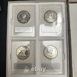 1967 The Franklin Mint President Sterling Silver Proof Rounds Limited Edition