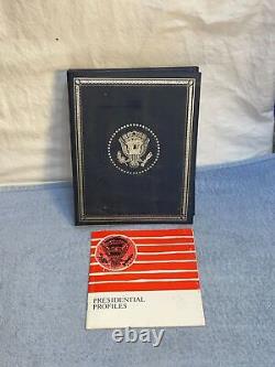 1968 Franklin Mint 925 Sterling Silver PRESIDENT 1oz PROOF MEDAL 36 Set Book