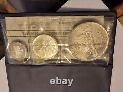 1968 Haiti 3 Coin Silver Proof Set By The Franklin Mint 6.04oz ASW (NUM5973)