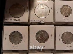 1968 President Collection 40 Coins Sherry Wood Case Franklin Mint 8 grams