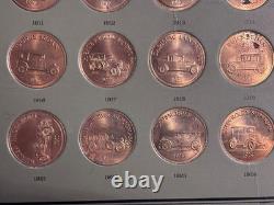 1968 The Franklin Mint Collection Of Antique Car Coins With Booklet Series 1