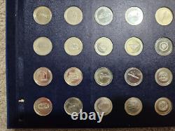 1969 Franklin Mint Sterling Silver Antique Car 25-Coin Series 1 Set (5.5 ASW)