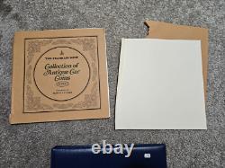 1969 Franklin Mint Sterling Silver Antique Car 25-Coin Series 1 Set (5.5 ASW)