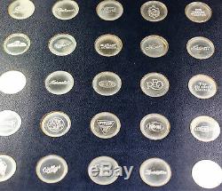 1969 The Franklin Mint Collection of Antique Car Coins Series 2 Sterling Proof