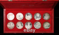 1969 Tunisia Proof Set Dinar Franklin Mint Numismatica Italiana