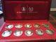 1969 Tunisia Silver 10 Dinar Coins Set, Tunisienne, Franklin Mint With Coa