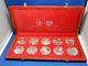 1969 Tunisia Tunisienne Franklin Mint 10-coin Proof Silver Set
