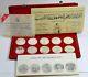 1969 Tunisia Tunisienne Franklin Mint 10-coin Proof Silver Set Box & Coa