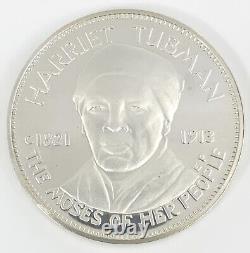 1969 U. S. Franklin Mint Harriet Tubman Moses Freedom Proof Sterling Silver Medal