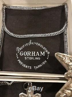 1970 -1979 Gorham Sterling Silver Snowflake Ornaments (Lot of 10) boxes