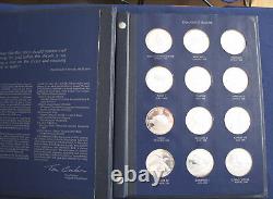1970 America in Space First Edition Set of 24 Medals Silver Franklin Mint CC0047