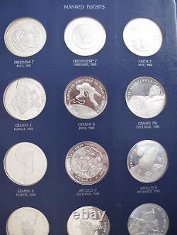 1970 America in Space First Edition Set of 24 Medals Silver Franklin Mint CC0047