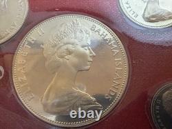 1970 Bahamas Proof Set 9 Coins 2.87oz ASW Silver Franklin Mint