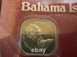 1970 Bahamas Proof Set 9 Coins 2.87oz ASW Silver Franklin Mint