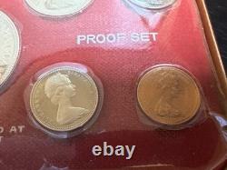 1970 Bahamas Proof Set 9 Coins 2.87oz ASW Silver Franklin Mint