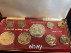 1970 Bahamas Proof Set 9 Coins 2.87oz ASW Silver Franklin Mint