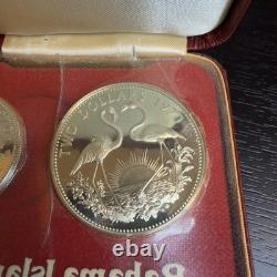 1970 Bahamas Proof Set 9 Coins 2.87oz ASW Silver Franklin Mint