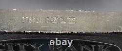 1970 City Bank of Honolulu Hawaii CB Franklin Mint 2oz 925 Silver bar C5099