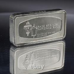 1970 Colorado Springs National Bank CO Franklin Mint 2oz 925 Silver bar C5320