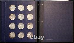 1970 FRANKLIN MINT Presidential Profiles 36 STERLING SILVER MEDALS Over 37 oz