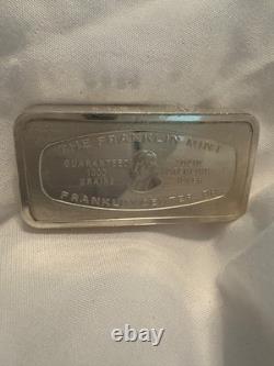 1970 Frank Mint Vintage Imperial Bank 2oz. 925 FINE Silver Art Bar