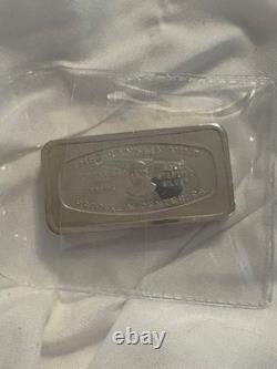 1970 Frank Mint Vintage Imperial Bank 2oz. 925 FINE Silver Art Bar