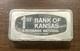 1970 Franklin Mint 1000 Grain Sterling Bar Bankmarked 1st Bank Of Kansas