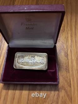 1970 Franklin Mint 1st Annual Christmas Ingot Silver