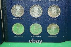 1970 Franklin Mint 36 Presidential Sterling Silver Commemorative Coin Set