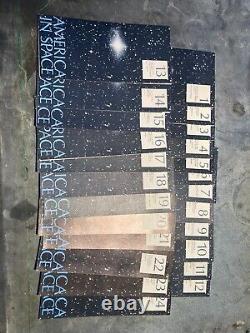 1970 Franklin Mint AMERICA IN SPACE 24pc. 925 Sterling Silver Proof Set 1st Ed