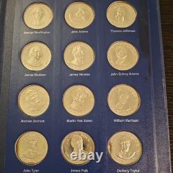 1970 Franklin Mint American Express Edition Silver Presidential Medals Set