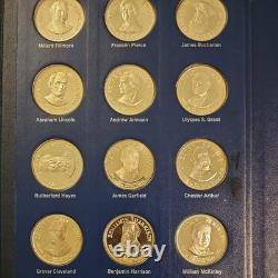 1970 Franklin Mint American Express Edition Silver Presidential Medals Set