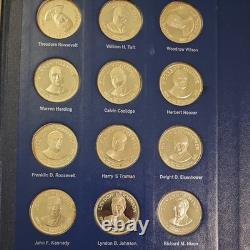 1970 Franklin Mint American Express Edition Silver Presidential Medals Set