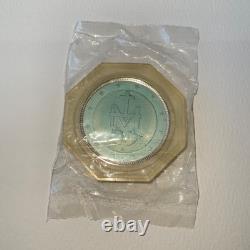 1970 Franklin Mint Sterling Silver Miraculous Medal Catholic Art Guild Proof