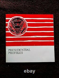 1970 Franklin Mint Treasury Of Presidential Commemorative Silver Medals