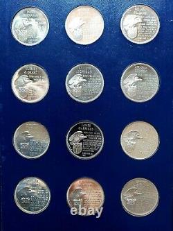 1970 Franklin Mint Treasury Of Presidential Commemorative Silver Medals