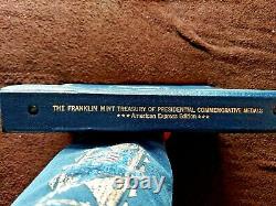 1970 Franklin Mint Treasury Of Presidential Commemorative Silver Medals