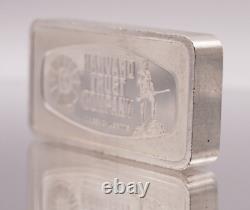1970 Harvard Trust Company Massachusetts Franklin Mint 2oz 925 Silver bar C2916
