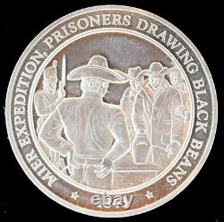 1970 Proof Franklin Mint 1843 Texas Mier Expedition 41g Sterling Silver