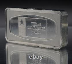 1970 Texas Commerce Bank Franklin Mint 2oz 925 Silver bar C5101