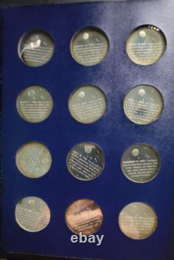 1970 The Franklin Mint America in Space 24pc SELLING $50 UNDER MELT