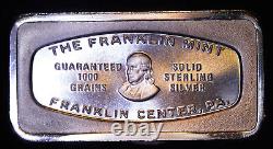 1970 Thunderbird Bank Phoenix Arizona Franklin Mint 2oz Silver art bar C3171