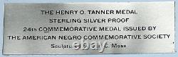 1970 US USA Franklin Mint ARTIST HENRY O. TANNER Old Proof Silver Medal i113023