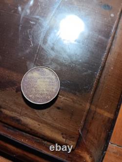 1970 US United States PRESIDENT JOHN TYLER Vintage FM Proof Silver Medal i116606