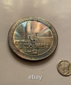 1970 United Nations 25th Ann. 5 OUNCE SILVER PROOF Sterling. 925 Commemorative